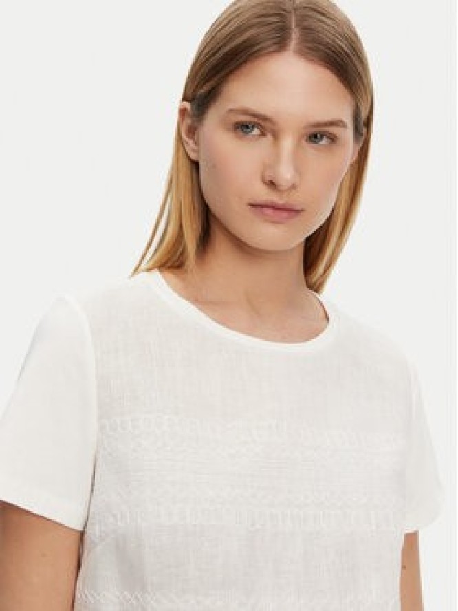 Weekend Max Mara T-Shirt Bondeno 2515941112 Biały Regular Fit