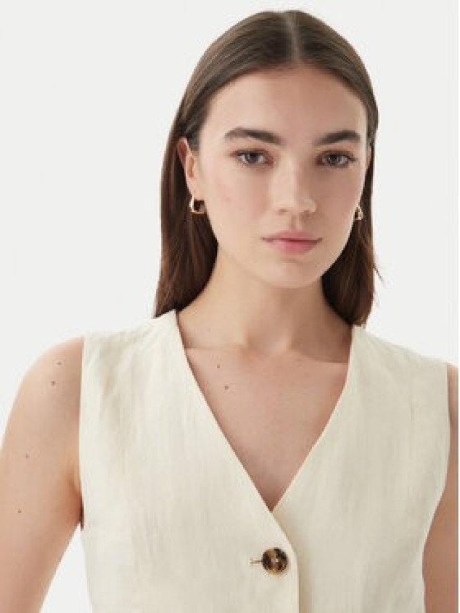 Marella Kamizelka garniturowa Veranda 2615151032 Écru Regular Fit