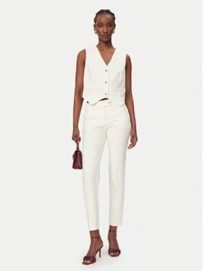 Rinascimento Kamizelka garniturowa CFC0128644003 Biały Regular Fit