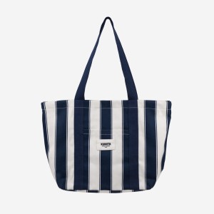 Kubota Torba Shopper Plażowa Print Granatowy