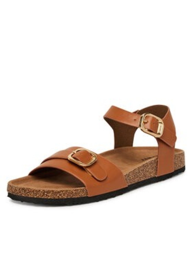 JENNY Sandały YLD-P9118 Brązowy