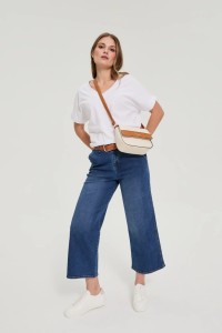 Torebka na ramię beżowa