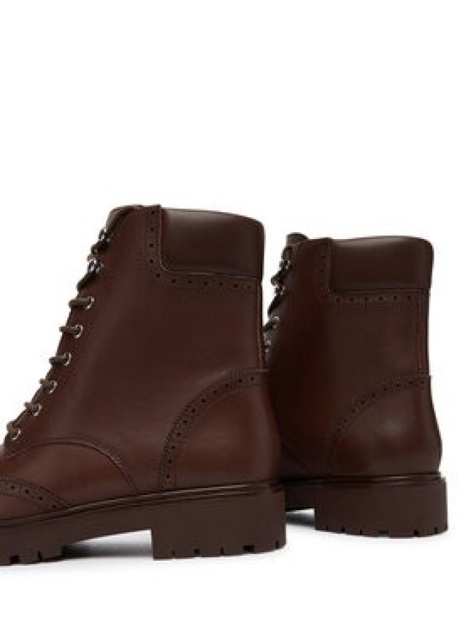 LAUREN RALPH LAUREN Trzewiki Alysn 802977885002 Brązowy