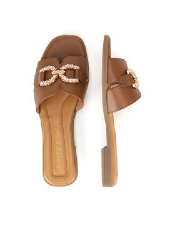 Sergio Bardi Klapki WI16-D1033-03SB Brązowy