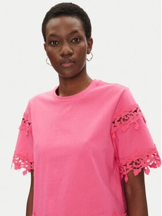 Morgan T-Shirt 251-DFUTUR M Różowy Regular Fit