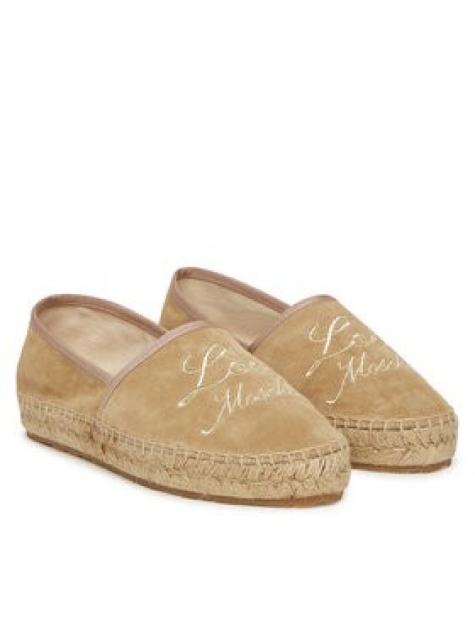 LOVE MOSCHINO Espadryle JA10272G0MIG0104 Beżowy