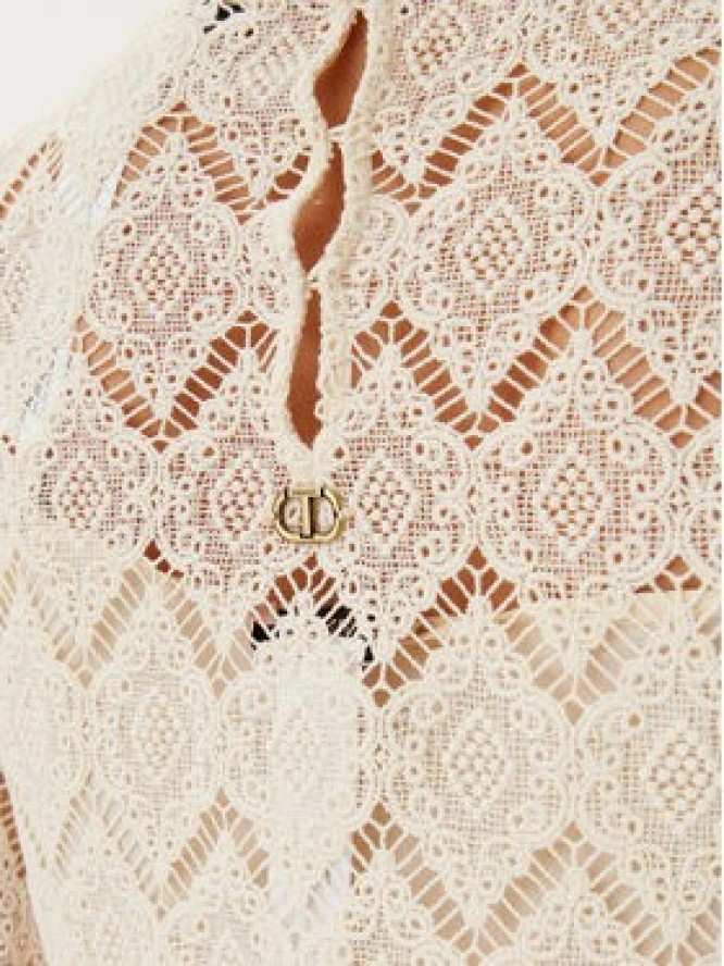 TWINSET Bluzka 251TP2404 Beżowy Regular Fit