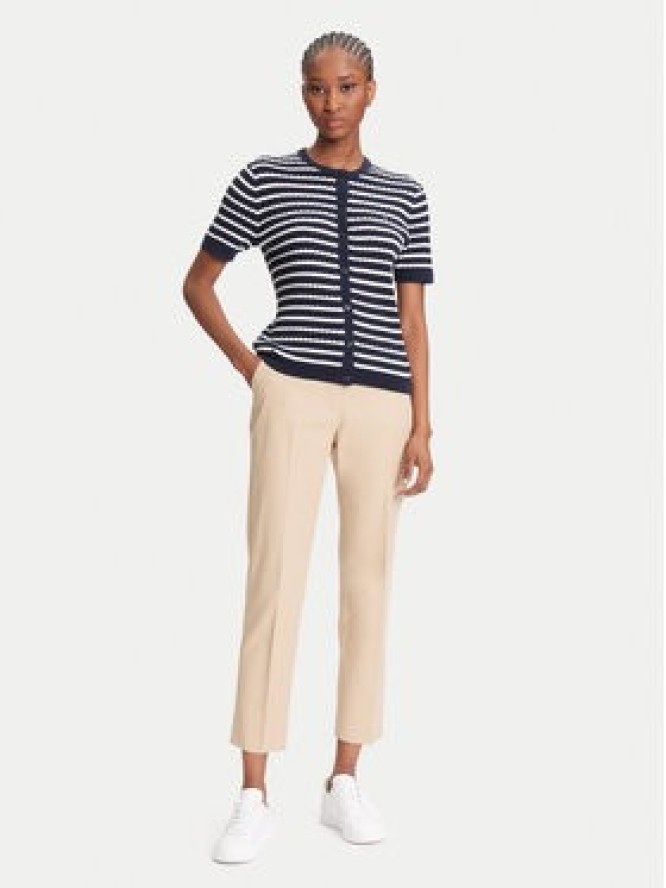 Tommy Hilfiger Kardigan WW0WW45707 Granatowy Slim Fit