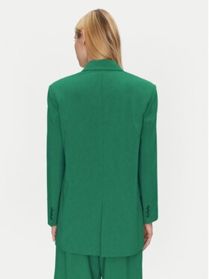 Simona Corsellini Marynarka P25CPGI00601 Zielony Regular Fit