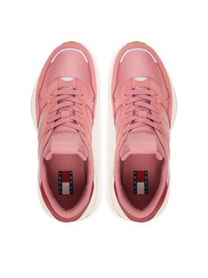 Tommy Jeans Sneakersy Tjw Cleated Runner EN0EN02788 Różowy