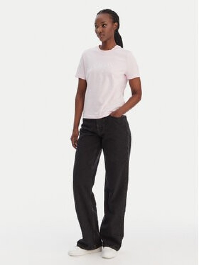 Calvin Klein Jeans T-Shirt Cktail Concept LV047E813G Różowy Regular Fit