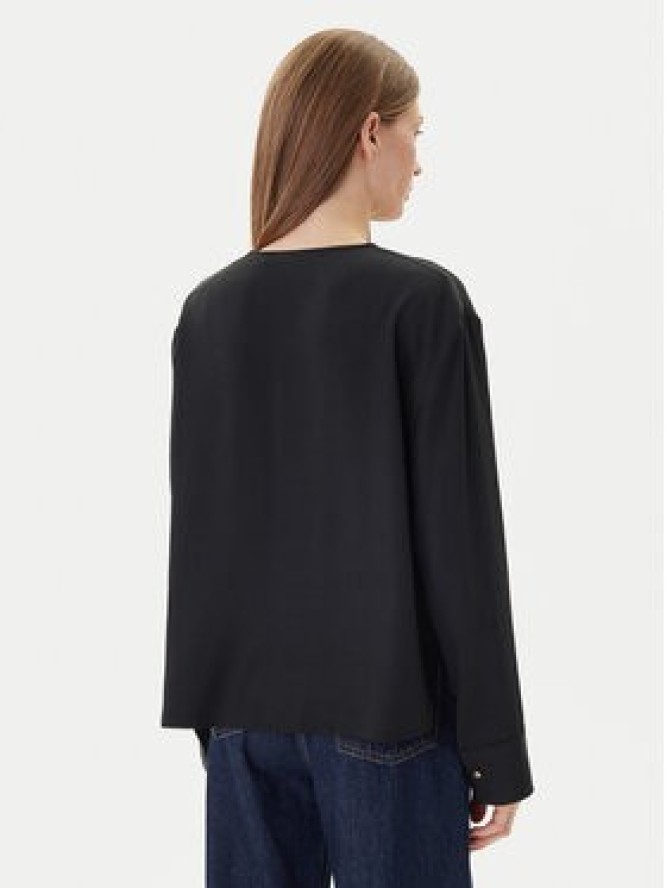 Tommy Hilfiger Bluzka WW0WW47339 Czarny Relaxed Fit