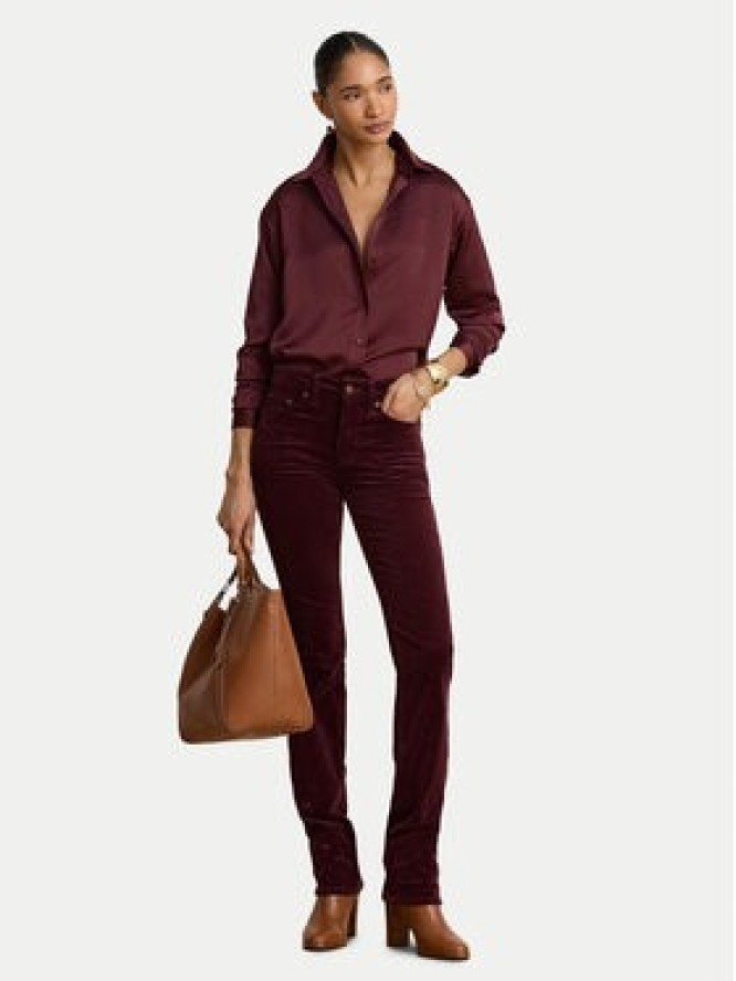 LAUREN RALPH LAUREN Koszula 200B27610008 Bordowy Relaxed Fit