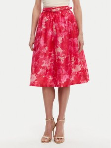 Fracomina Spódnica trapezowa FR25SG2012W775U6 Różowy Flare Fit