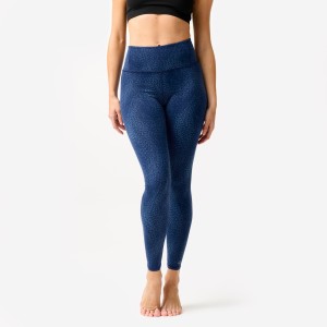 Legginsy do tańca damskie Domyos wysoki stan