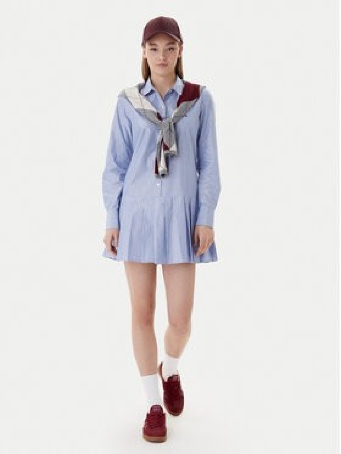 Tommy Jeans Sukienka koszulowa Party DW0DW22635 Niebieski Regular Fit