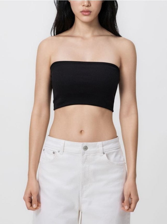 Top bandeau - czarny