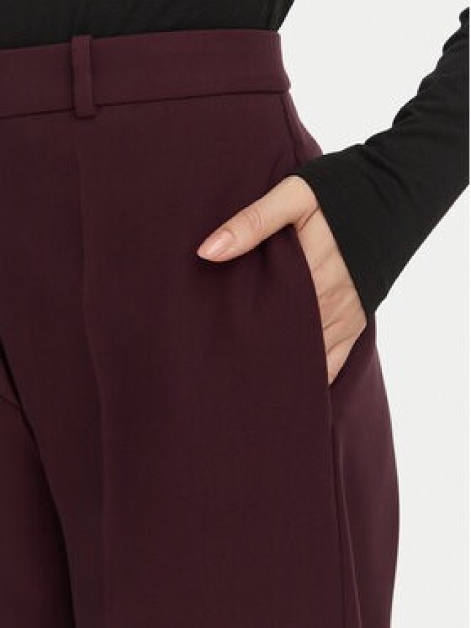HUGO Spodnie materiałowe Hambala 50569829 Bordowy Regular Fit