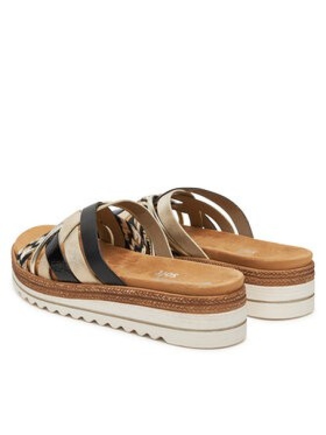 Remonte Klapki D0Q50-02 Złoty