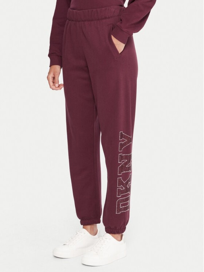 DKNY Sport Spodnie dresowe DP5P3737 Bordowy Regular Fit