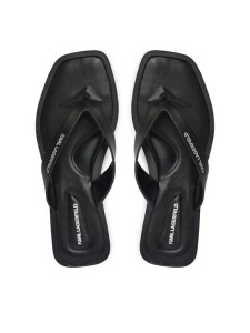 KARL LAGERFELD Japonki Brio II KL85406 Czarny