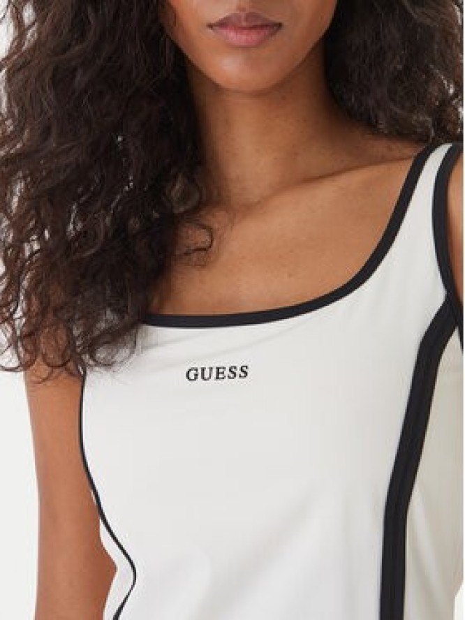 Guess Sukienka codzienna V6GK06 K2997 Écru Classic Fit