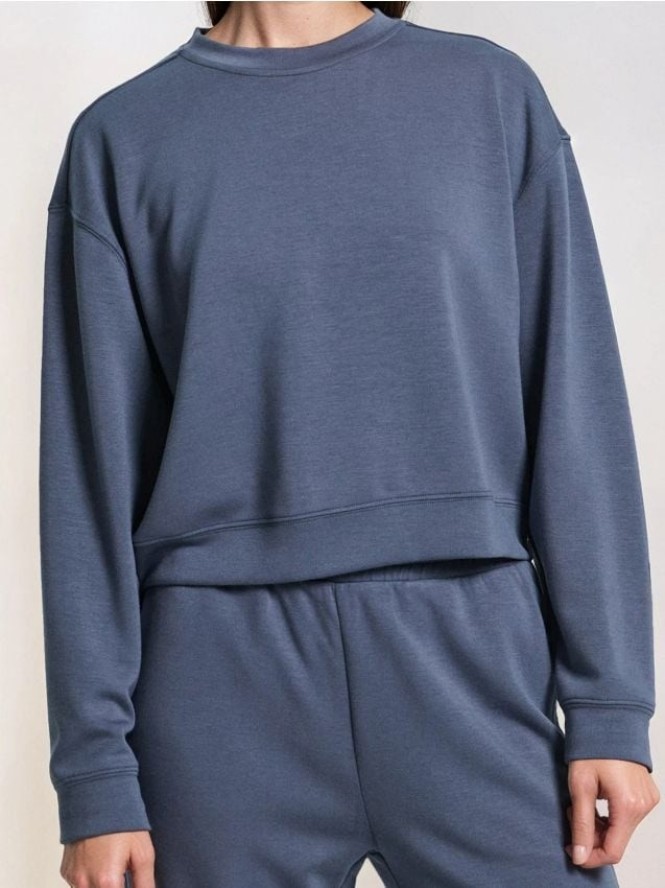Bluza basic - niebieski