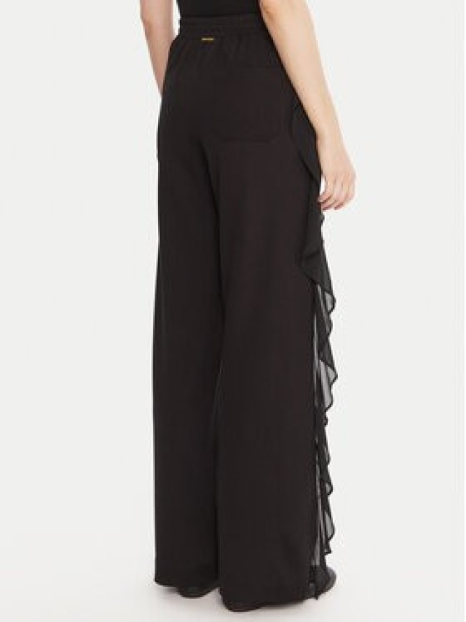 TWINSET Spodnie materiałowe 252LI2NCC Czarny Regular Fit