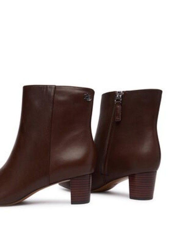 LAUREN RALPH LAUREN Botki Demi 802974503002 Brązowy