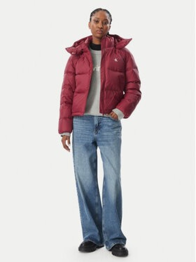 Calvin Klein Jeans Kurtka puchowa LV047H500G Bordowy Regular Fit