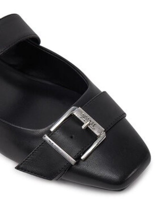 KARL LAGERFELD Sandały Konnie KL40186A Czarny