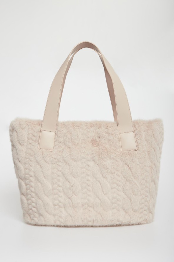 Torebka futerkowy shopper LIU JO