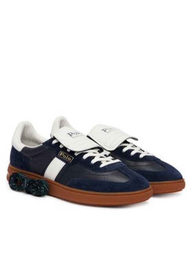 Polo Ralph Lauren Sneakersy Bedford Ft 804P16347001 Granatowy