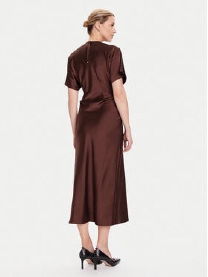 Rinascimento Sukienka koktajlowa CFC0125718003 Brązowy Regular Fit