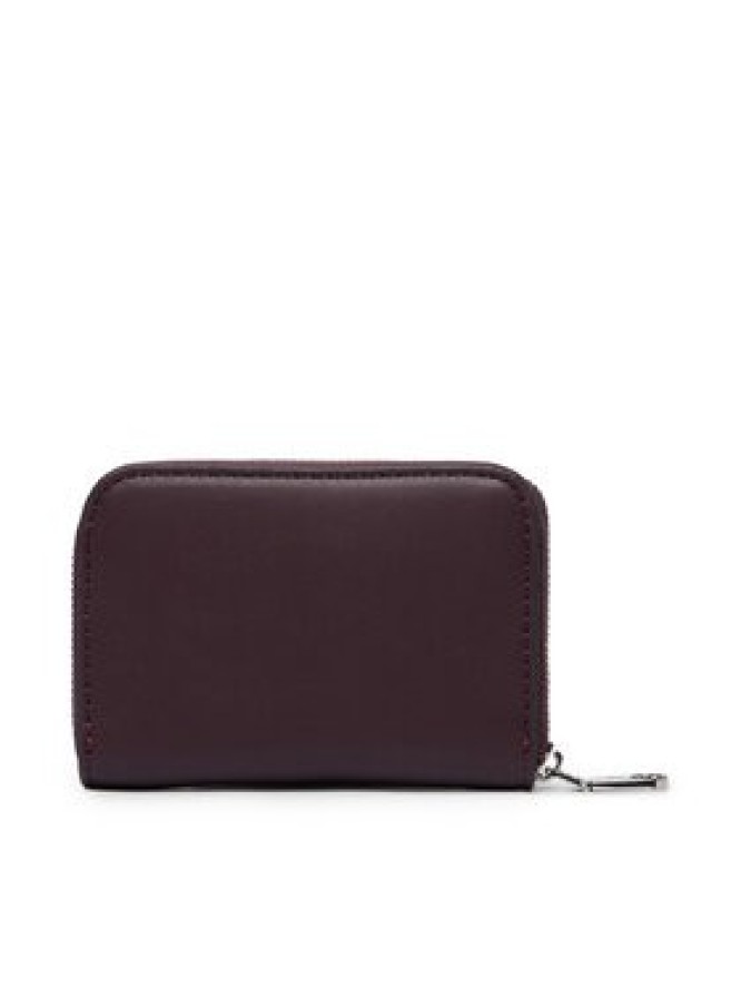 Calvin Klein Portfel Bold Ck Medium Zip Around LV04F1154G Bordowy
