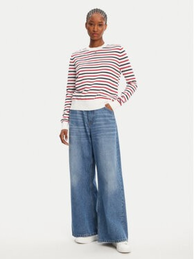 Tommy Jeans Sweter Essential DW0DW20159 Kolorowy Regular Fit