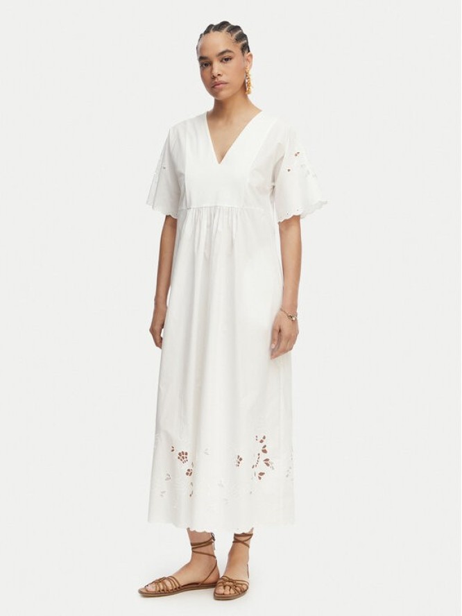 Weekend Max Mara Sukienka codzienna Tartufo 2615621092 Biały Relaxed Fit