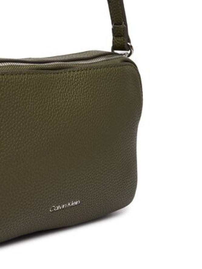 Calvin Klein Torebka Webbing 2X Strap Camera Bag LV04F3656G Zielony ciemny