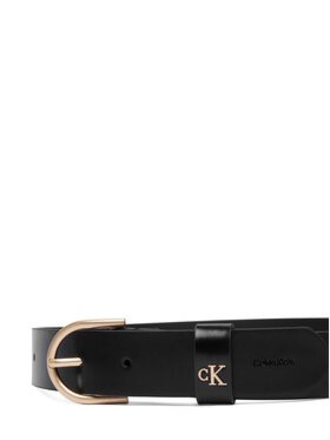Calvin Klein Pasek Rounded Buckle Ck Loop 35Mm LV04F7145G Czarny