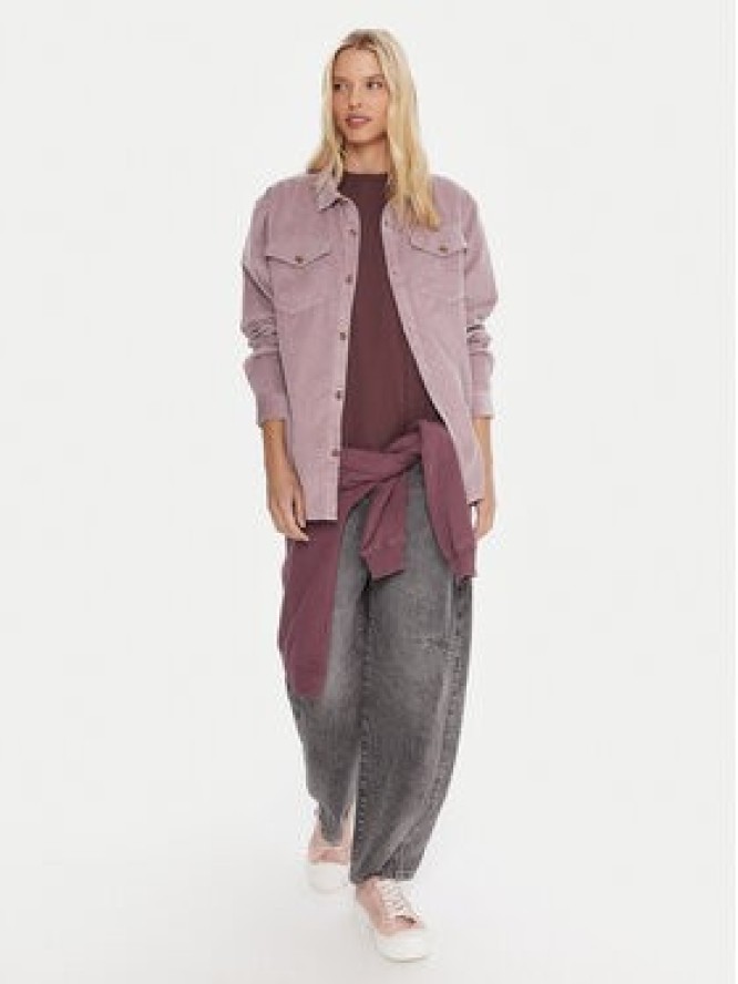 Roxy Koszula Let It Go Cord ERJWT03700 Fioletowy Regular Fit