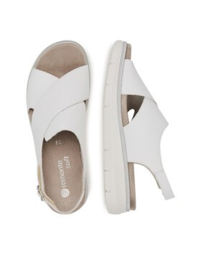 Remonte Sandały D2K56-80 Biały