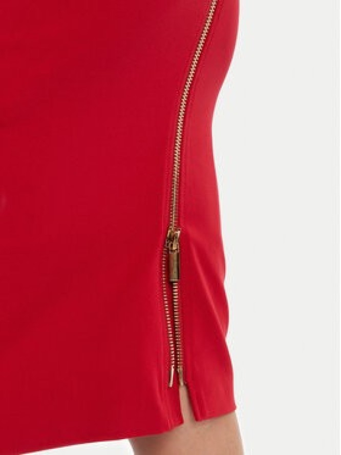 Marciano Guess Sukienka koktajlowa 5YGK30 7160A Czerwony Slim Fit