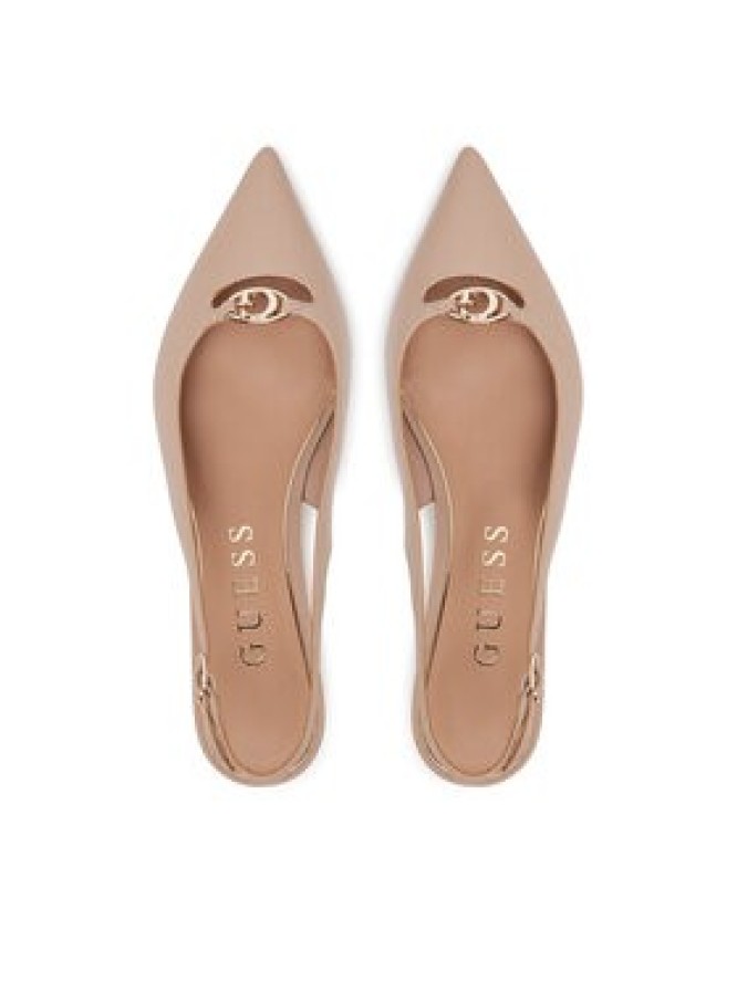 Guess Czółenka FLTJES LEA05 Beżowy