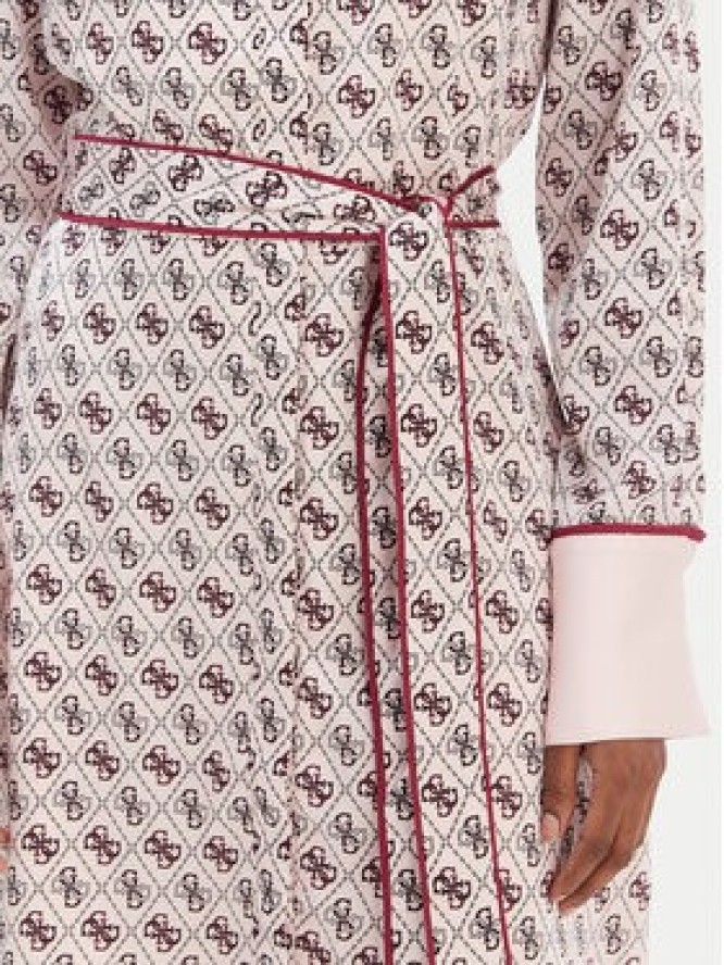Guess Sukienka koszulowa W6RK90 WF1T2 Różowy Regular Fit