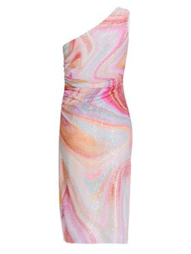 Swing Sukienka koktajlowa 5AI18800 Kolorowy Slim Fit