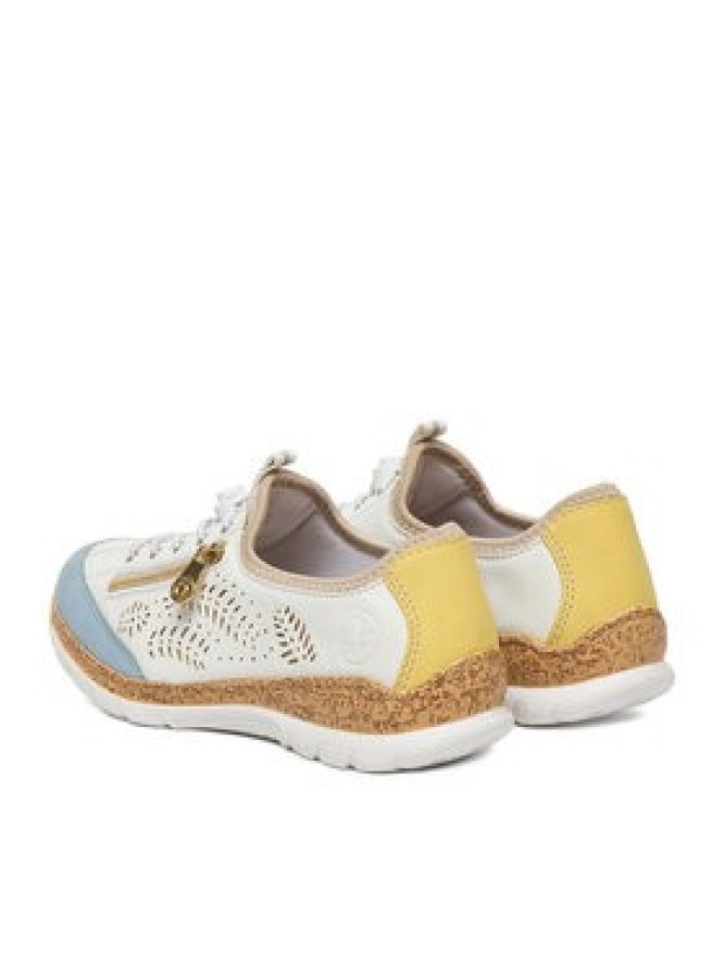 Rieker Półbuty N42K6-80 Biały