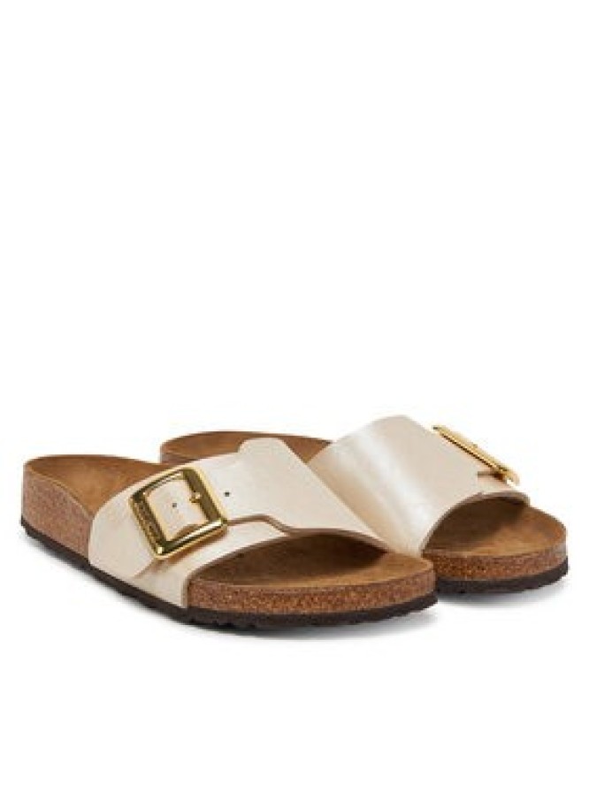 Birkenstock Klapki Catalina Cushion Buckle 1029393 Écru