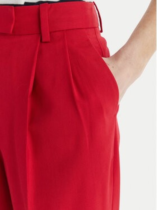 Tommy Hilfiger Spodnie materiałowe Timeless WW0WW48352 Różowy Straight Fit