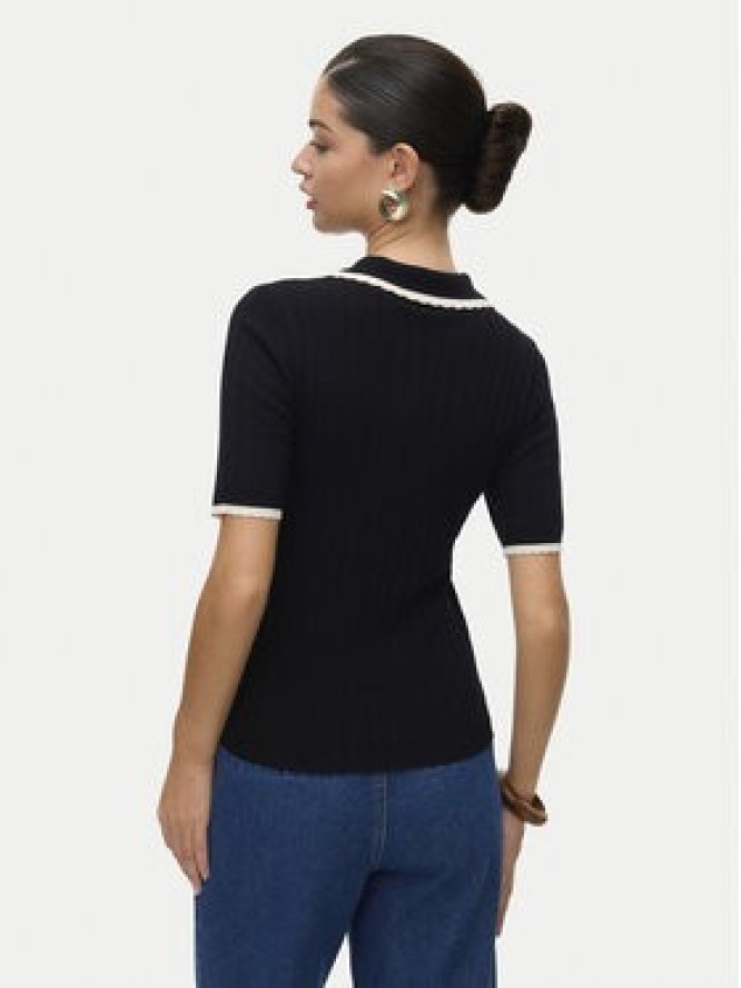 Vero Moda Sweter Manon 10336939 Czarny Slim Fit