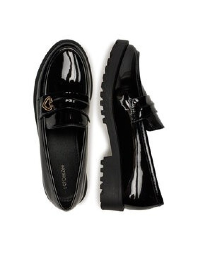 DeeZee Loafersy HXG2108-89 Czarny